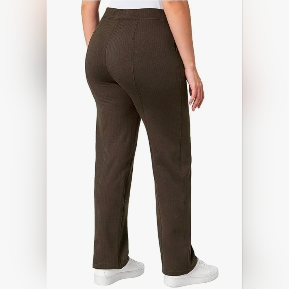 Mondetta | Brown Herringbone Pull On Pants Size XL - Picture 2 of 12